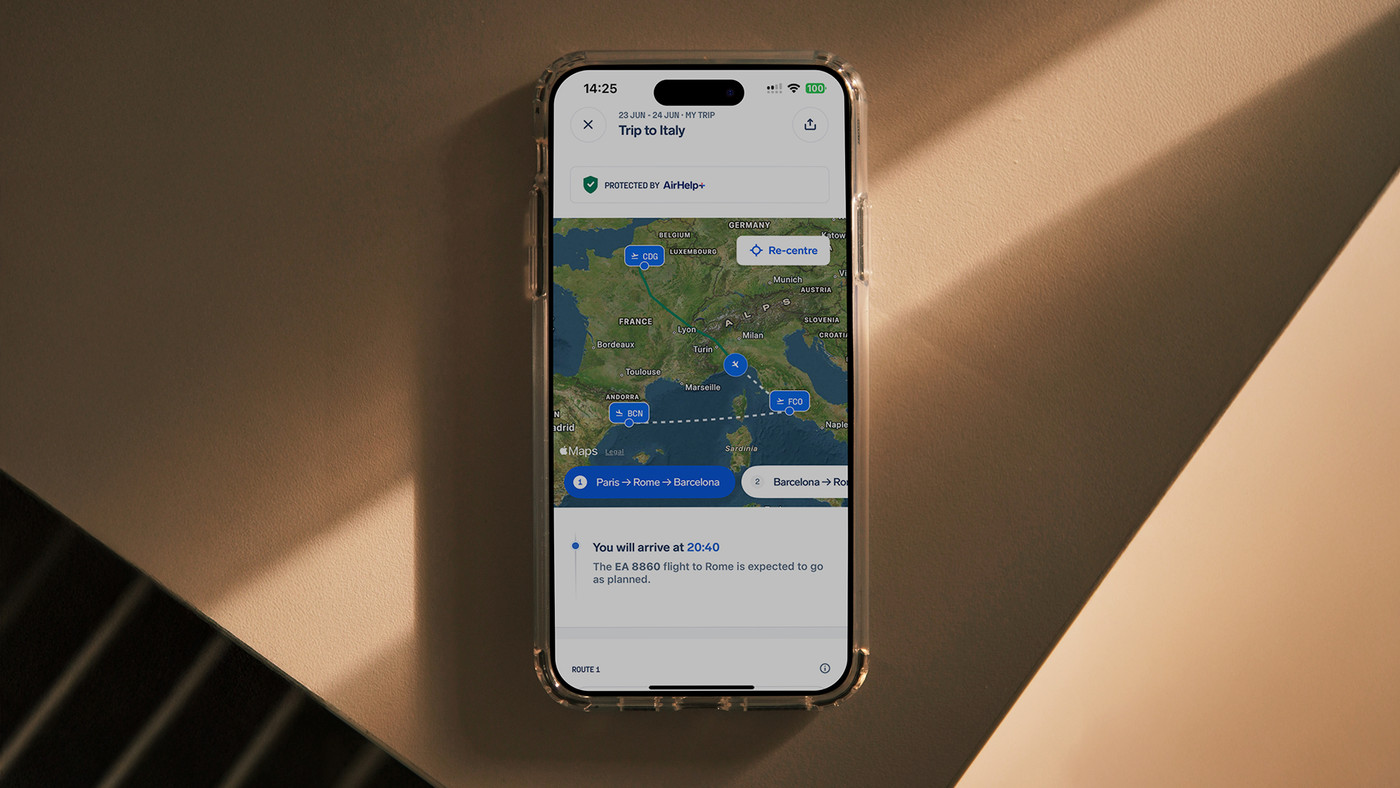 Passenger in the lounge relaxing before the flight