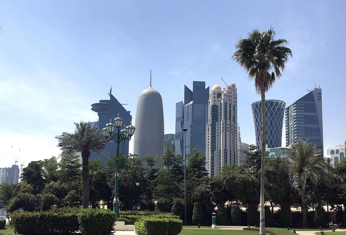 View of Doha in Qatar