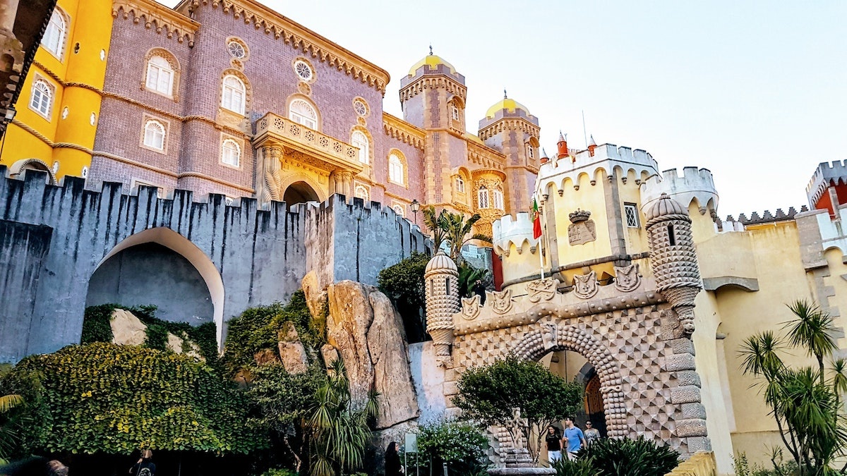 Buildings in Sintra, Lisboa, Portugal.