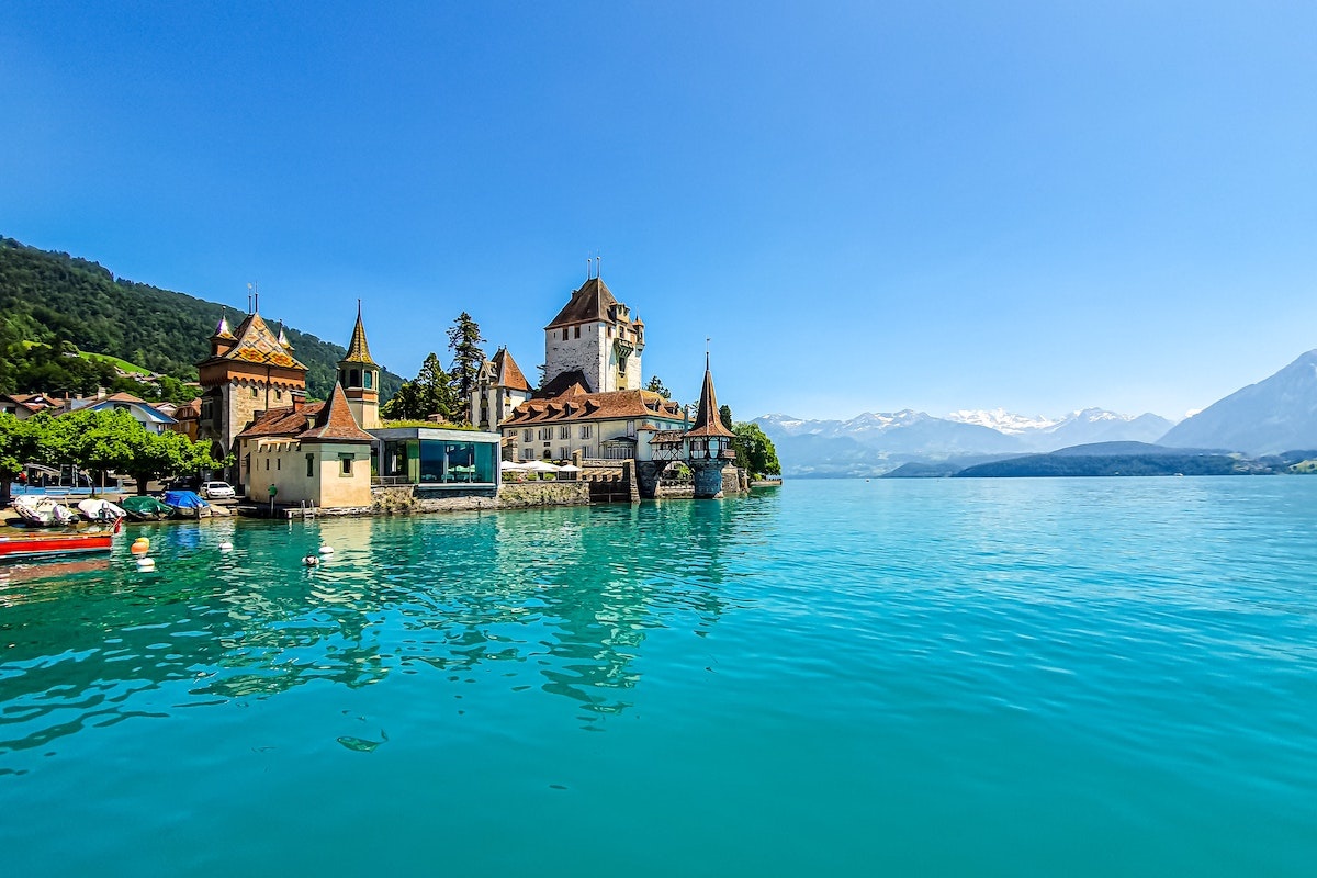 Lake in Switzerland