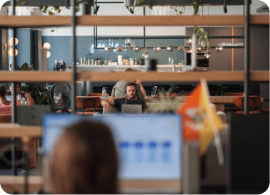 People in an office