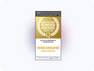 Auszeichnung für Kundenzufriedenheit