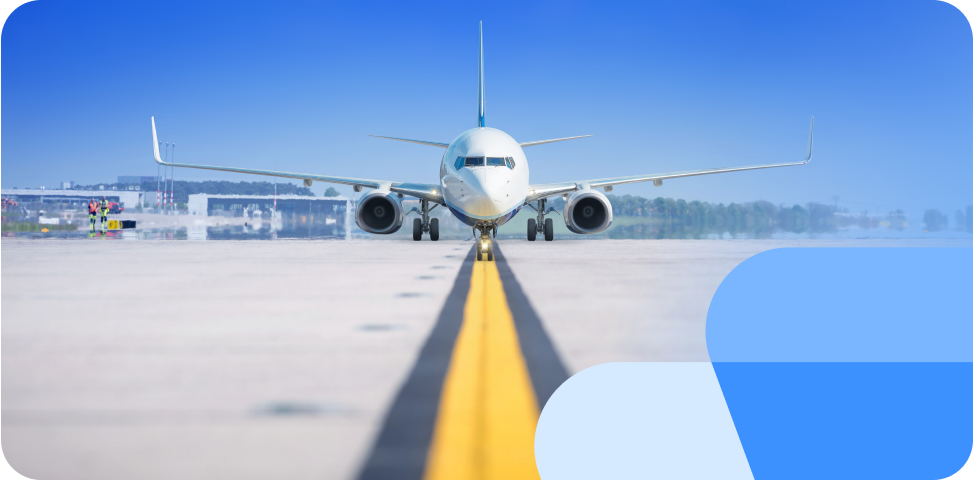 KLM Flugzeug auf dem Rollfeld wegen Flugproblemen