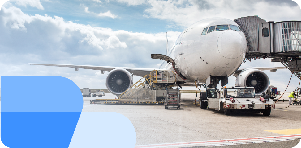 Swoop Flugzeug mit Flugverspätung am Zielflughafen