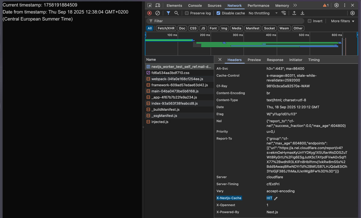 Next.js Application with ISR